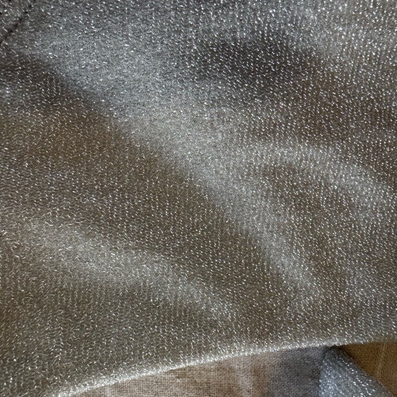 Monday Swimwear Cala Roja Top and Bottom in Soft Silver Shimmer Size Medium - Picture 6 of 10